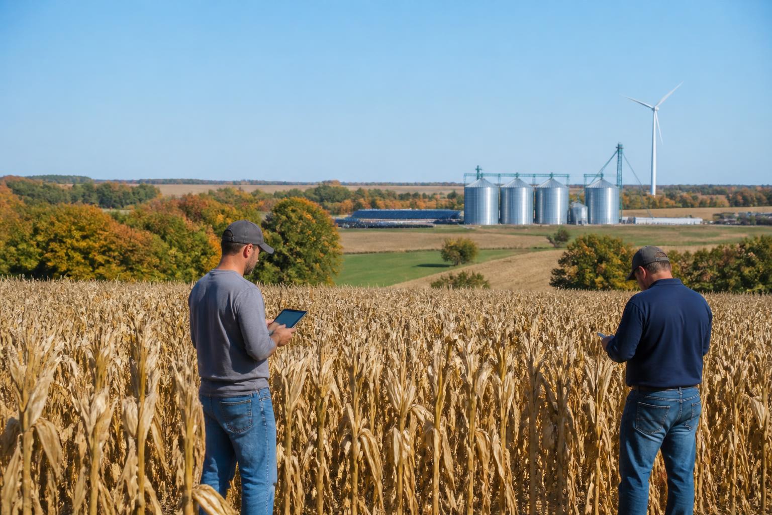 Logística de Cosecha en Nebraska: Monitoreo del Rendimiento de Cultivos e Infraestructura Regional