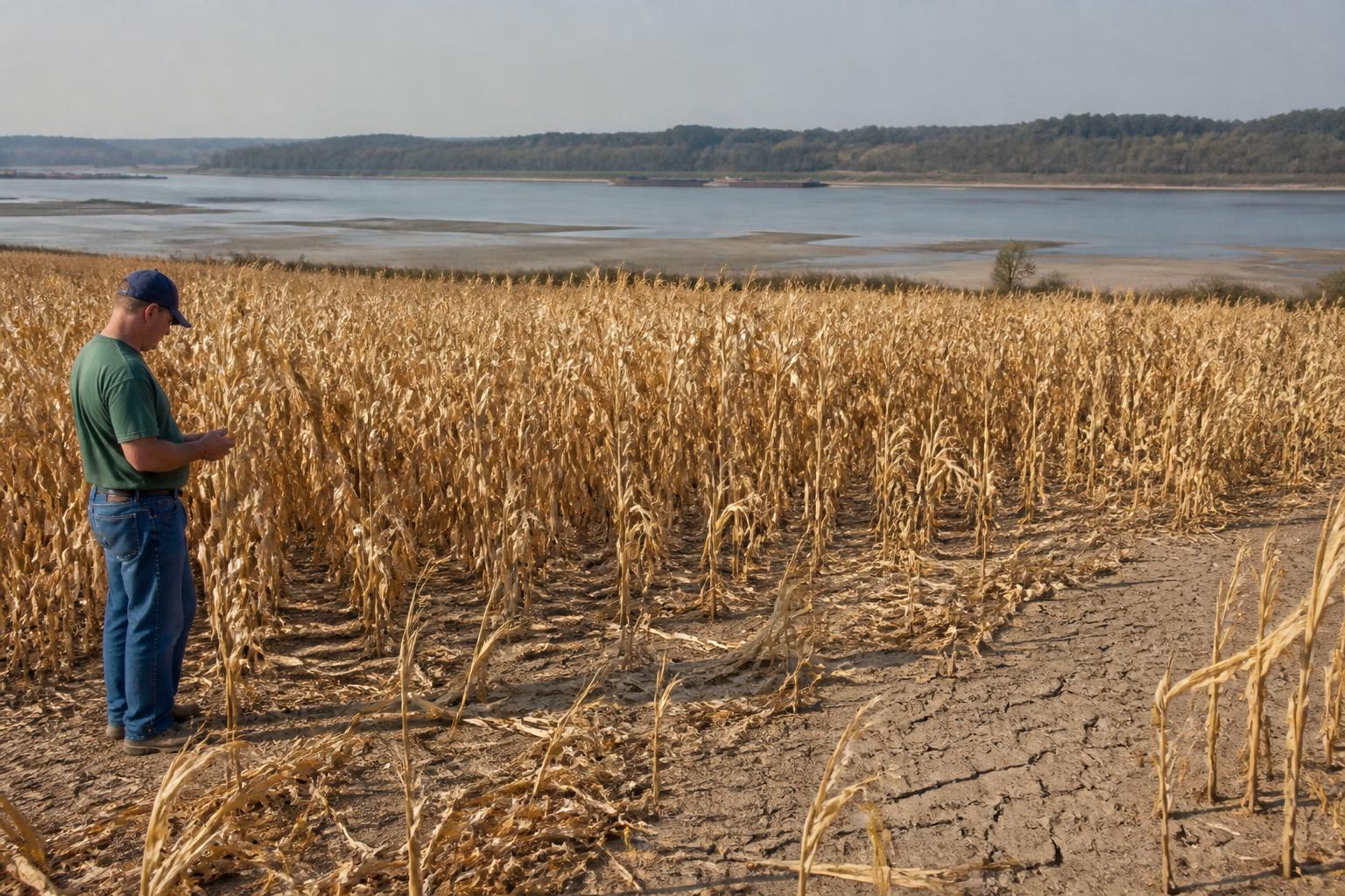 Mississippi River Logistics: Managing Harvest Flow Amid Low-Water Constraints
