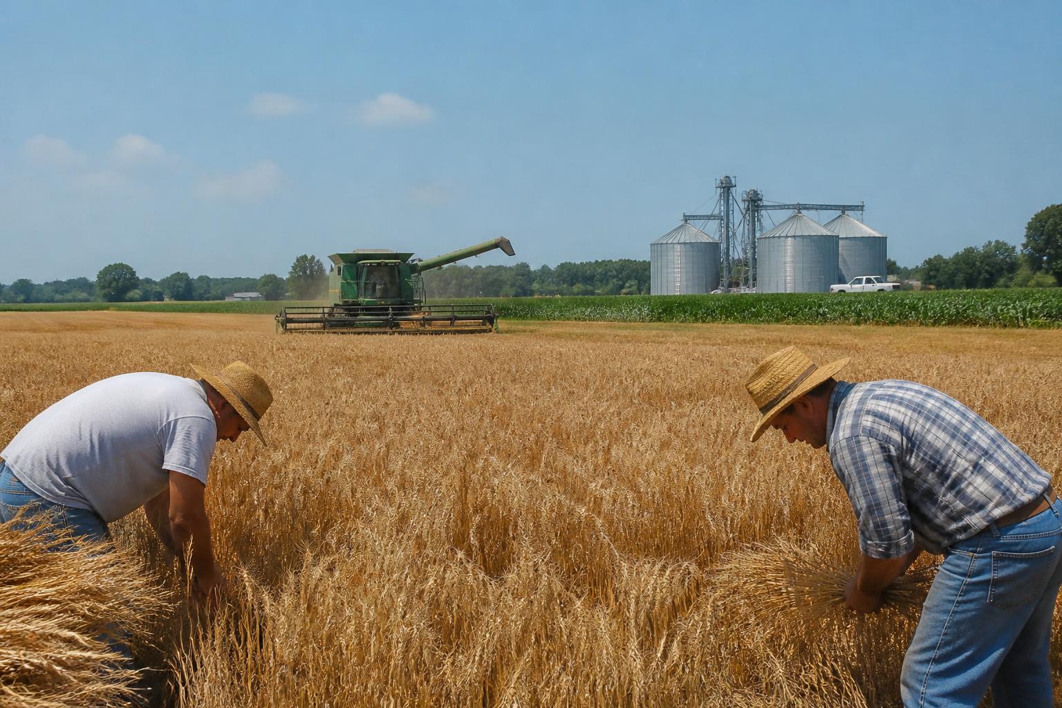 Maryland Wheat Harvest Faces Rain Delays Amid Strong Yield Outlook